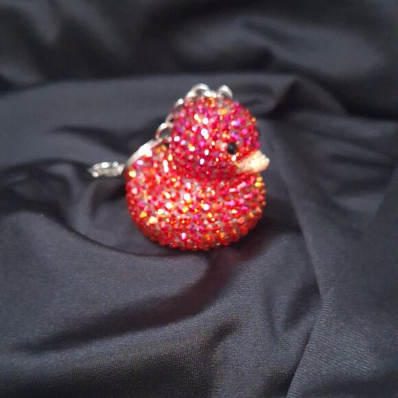 Rubber Ducky Keychains/Bag Charms, Bling Rubber Ducks, Bedazzled Ducks - Picture 13 of 15